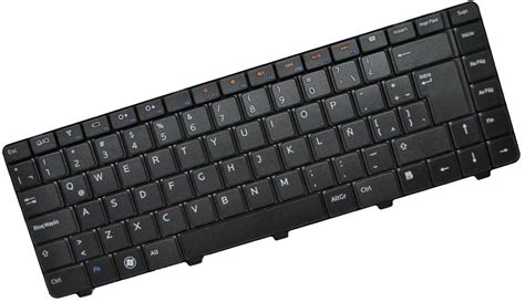 dell vak black keyboard spanish la layout  inspiron