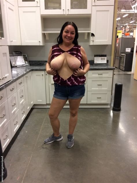 tit flash in home depot naked and nude in public pics