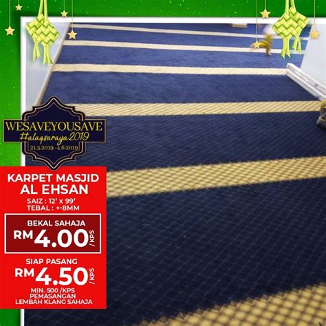 karpet masjid  sale  selangor klang  adpostcom classifieds
