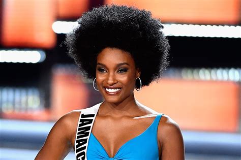 Miss Jamaica Celebrates Being The First Afro Queen To Make It Thus Far