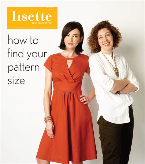 finding  sewing pattern size blog lisette