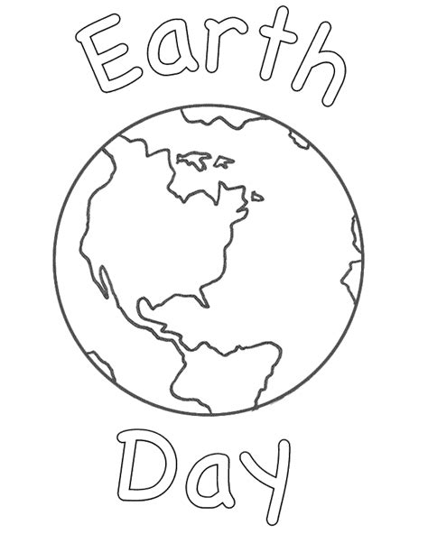 earth coloring pages    print