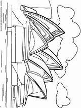 Sydney Opera House Wonders Coloring Pages Colouring Kids Lightupyourbrain Fun Australia Embroidery Patterns Pixels Building Freecoloringpages sketch template