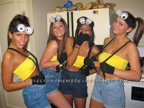 Easy And Cheap Homemade Girl Group Costumes Despicable Me