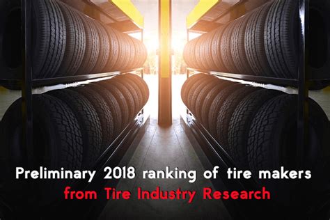 preliminary  ranking  tire makers  tire industry research tiresvotecom