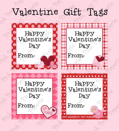 valentine gift tags  printable