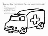 Ambulance Worksheet Coloring Sheet Reviewed Curated Lessonplanet sketch template
