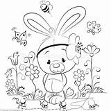 Coloring Pages Cute Getcoloringpages Unicorn Rabbit Book Kids Adult sketch template