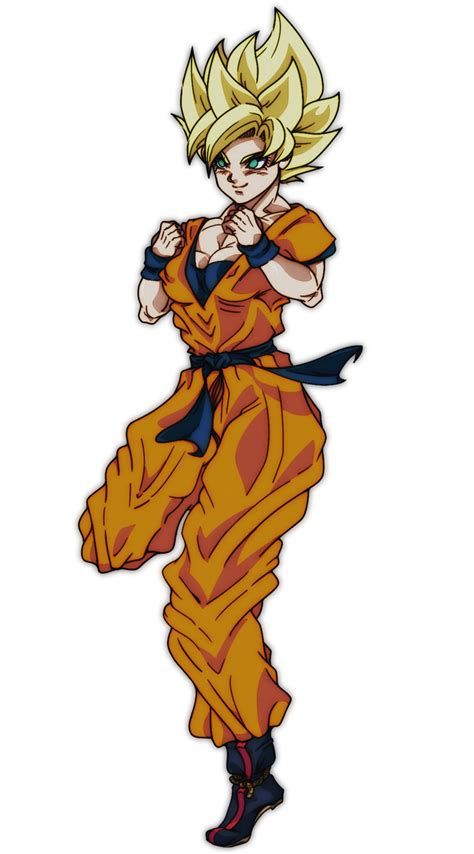 Female Super Saiyan Goku By Nuggetsmcfly Дракон