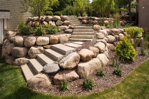stone brick  concrete landscaping steps stairs southview design
