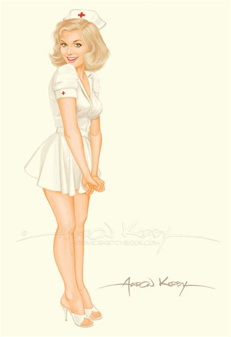 happy nurse pin up by atomickirby on deviantart