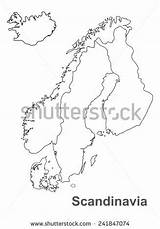 Coloring Pages Norway Scandinavian Flags Getcolorings Getdrawings sketch template