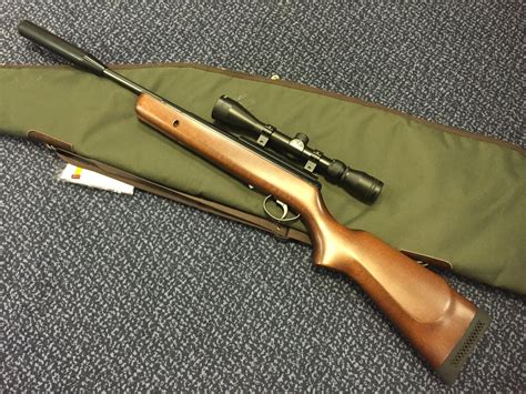 preloved bsa lightning  air rifle  scope silencer bag excellent glasgow angling centre