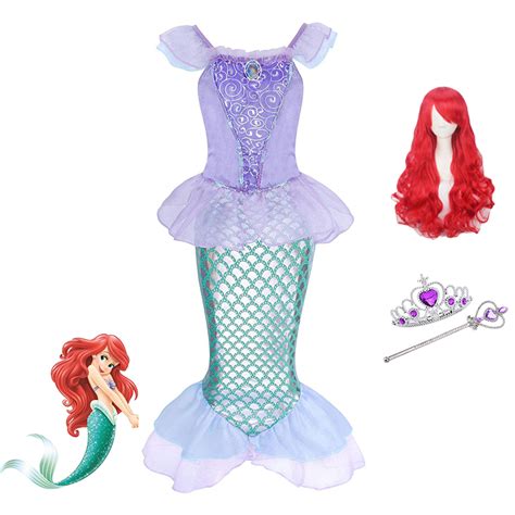 buy teaegg little mermaid princess ariel costume girls