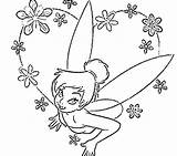 Coloring Tinkerbell Pages Periwinkle Getcolorings sketch template