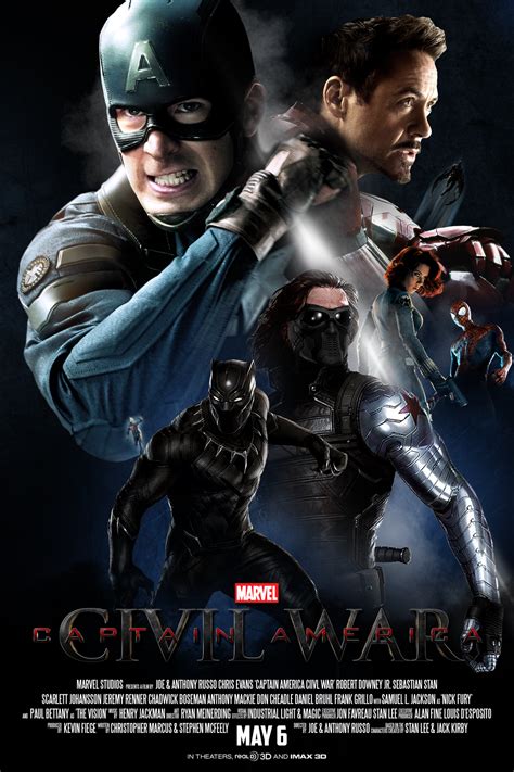 Just For Fun Fan Made Captain America Civil War Posters