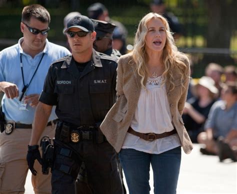 daryl hannah pipes up gets arrested boston herald