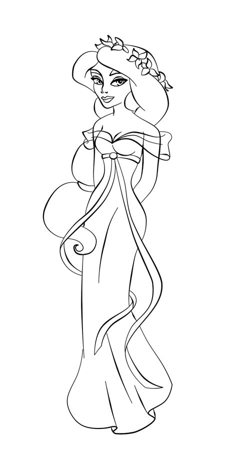disney princess jasmine coloring page coloring pages coloring baby
