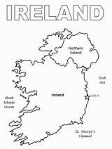 Ireland Coloring Pages Kids Map Print Printable Irish Coloringpagebook Color Flag Book Activities Patrick St Culture Maps County Popular Facts sketch template