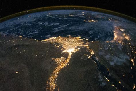 space porn on twitter nighttime over the nile nasa