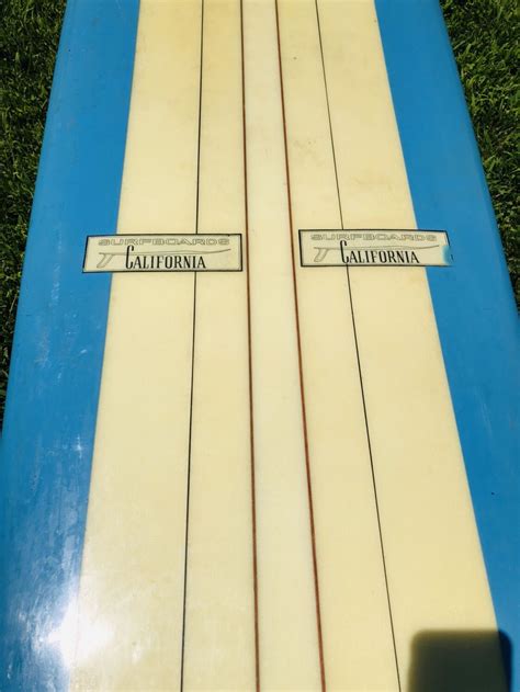 Vintage 1960s Surfboards California Longboard Surfboard Hatchet Fin