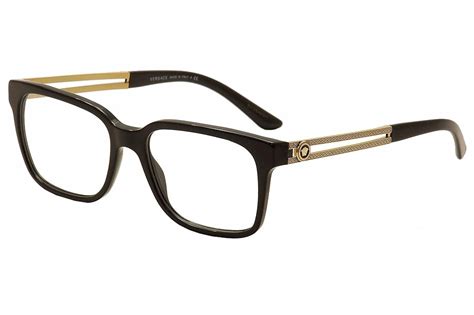 Versace Men S Eyeglasses Ve3218 Ve 3218 Gb1 Black Gold