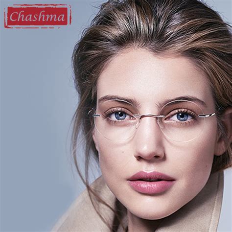[get 25 ] Rimless Glasses For Round Faces