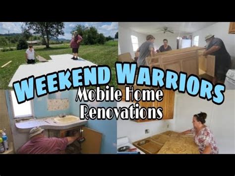 weekend renovations    mobile home rental mobile home living youtube