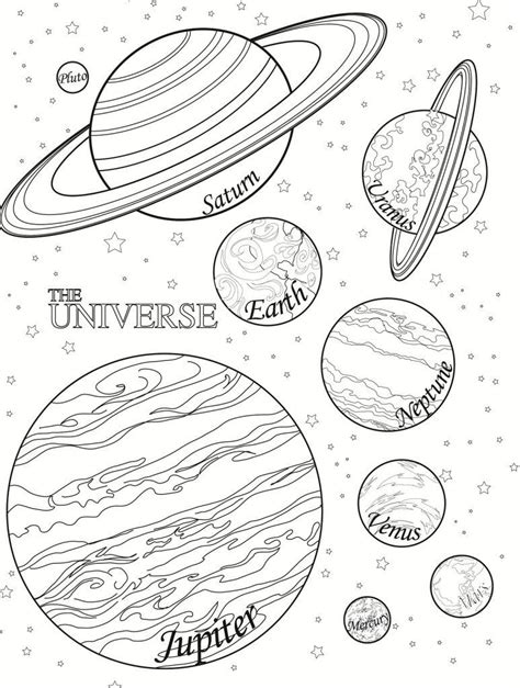 printable pictures  planets  printable