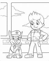 Patrol Paw Coloring Ryder Pages Patrulla Dibujos Canina Colorear Para Printable Print Kids Coloriage Chase Getcolorings Enfant Sheets Online La sketch template