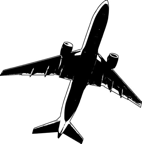 svg jet airline grey plane  svg image icon svg silh