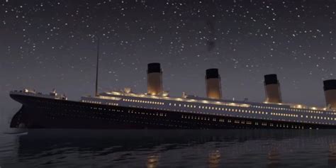 titanic sink  real time  eerie animated recreation