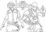 Coloring Fortnite Pages Raven Fornite Royale Fans Battle Games Game sketch template