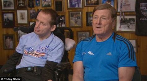 Dick Hoyt Devoted Father 72 Who Has Pushed His Disabled