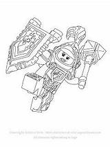 Printable Nexo Knights Macy sketch template