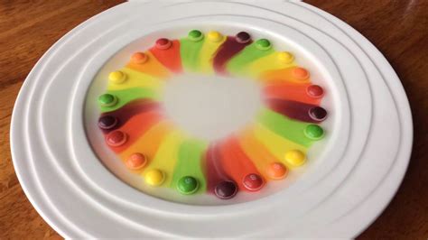 skittles science experiment youtube