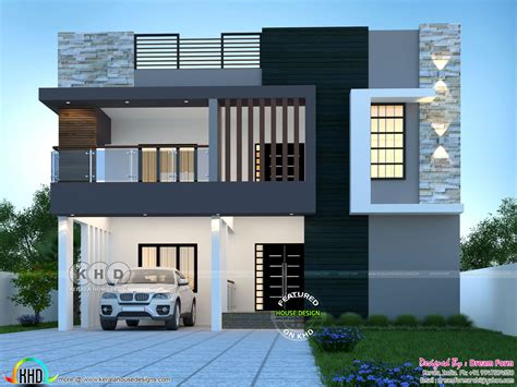 duplex home exterior design india