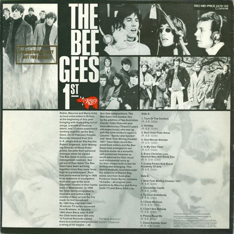 release bee gees st  bee gees cover art musicbrainz