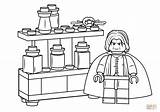 Coloring Lego Pages Potter Harry Snape Popular Severus sketch template