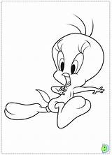 Dinokids Coloring Tweety Close sketch template