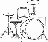 Drums Musical Getcolorings sketch template