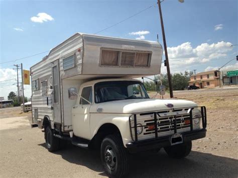 custom  truck  full camper rv camper