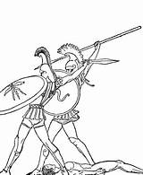 Drawing Odysseus Odyssey Achilles Getdrawings Troy He Battle So sketch template