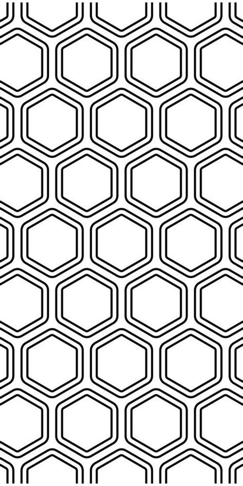 seamless black  white abstract hexagon pattern background pattern