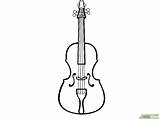 Violin Instrument Violino Disegnare Violoncello Wikihow Classical Strumento Musicale Passaggi Clipartmag Illustrato sketch template