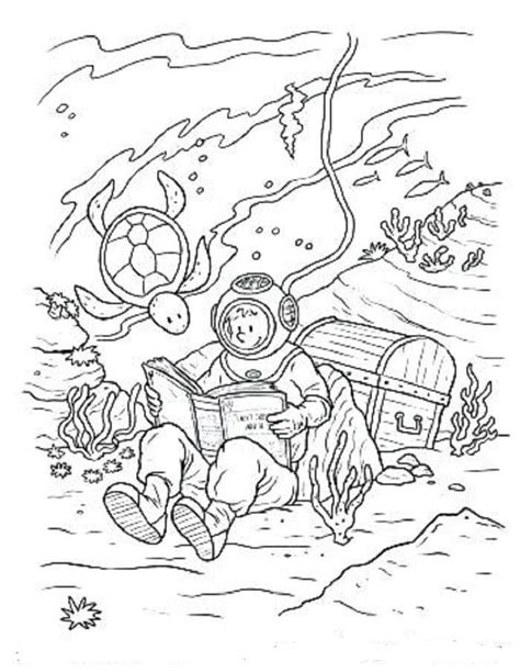 underwater coloring pages picture whitesbelfast