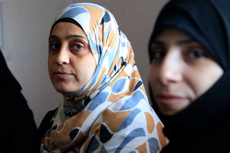 file women refugees from syria at a clinic in jordan