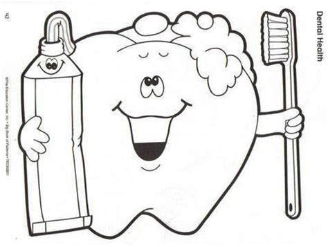 coloring page dental health pinterest dental  dental health