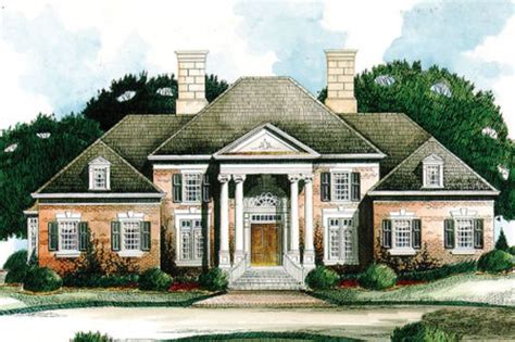colonial style house plan  beds  baths  sqft plan   colonial style homes