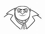 Gru Coloring Pages Despicable sketch template